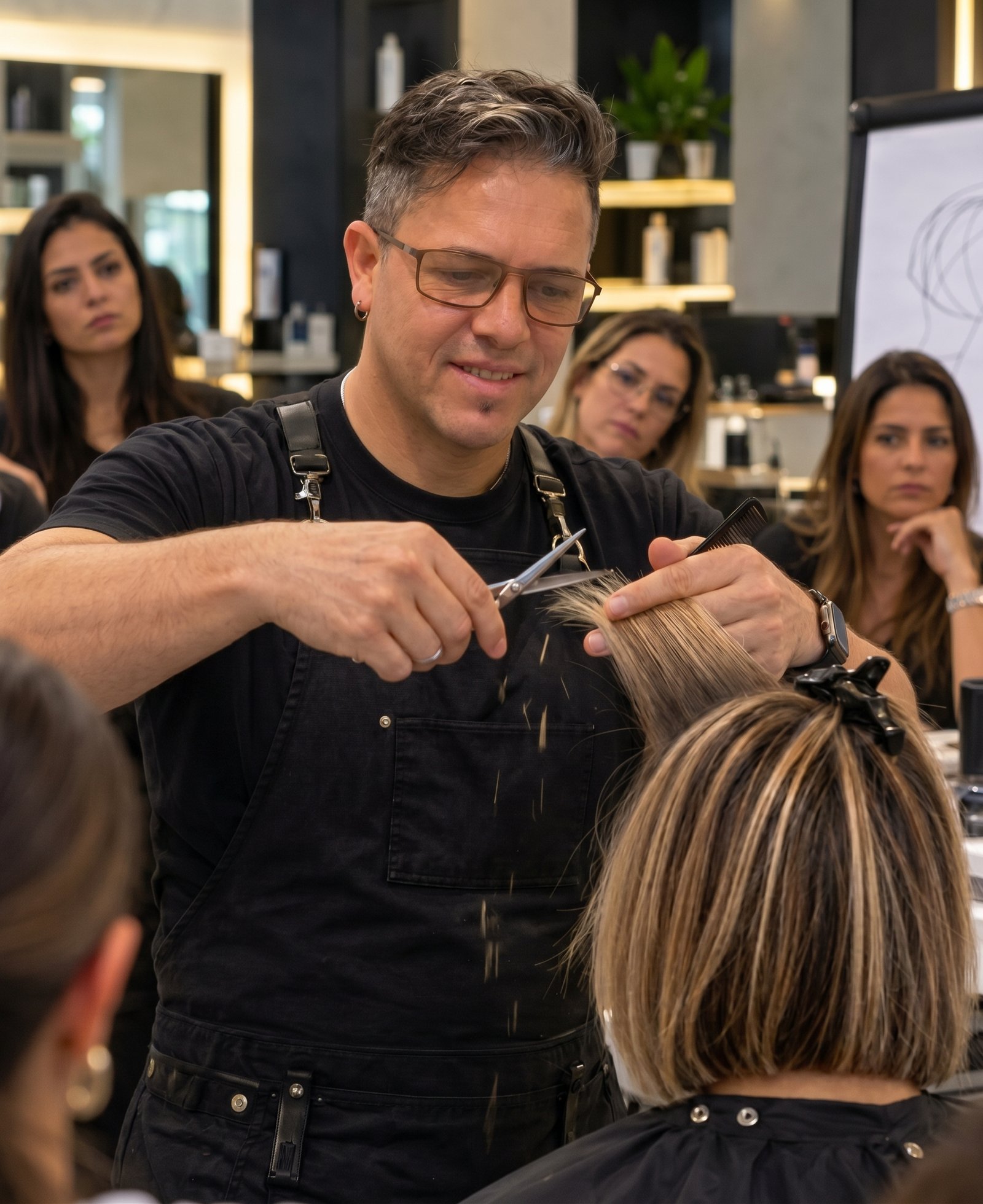 Marcio Moraes em feira de beleza no Expo Center Norte